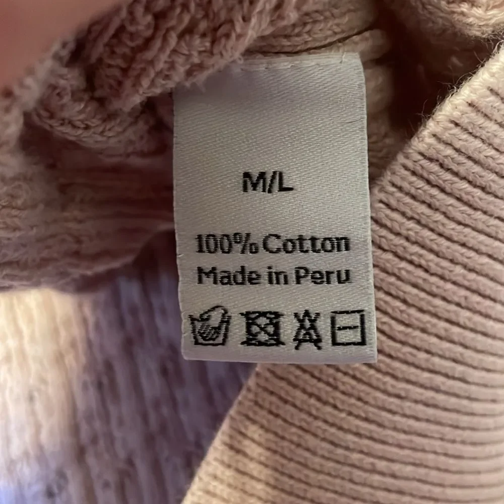 Mr Mittens Pointelle Knit Polo Sweater in Cameo Pink